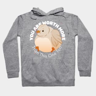 You are worth more than this one too Hoodie